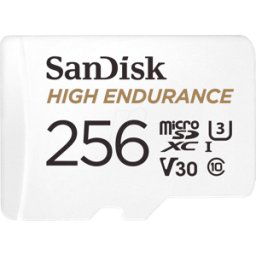 SDSQQNR256GGN6IA - Tarjeta de memoria microSDXC de 256 GB, SanDisk High Endurance
