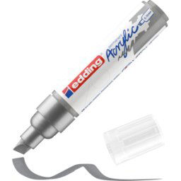 EDDING 5000SI - Marcador acrílico, 5 mm - 10 mm, plata