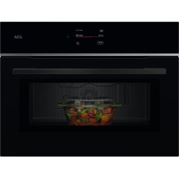 AEG Horno compacto Serie 7000 MealAssist con Display CookSmart Touch 4,3 '', con WiFi TM7NK721B