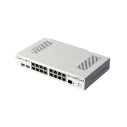 Router Mikrotik CCR2004-16G-2S+PC Ethernet 16 Puertos SFP+ 25Gbps Alto Rendimiento Blanco