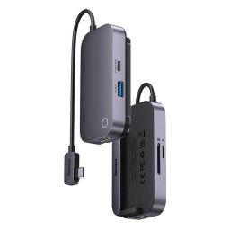 Hub Baseus 6 puertos 500 Mbit/s PadJoy 6 Extras HDMI USB C SD MicroSD Jack 3,5mm