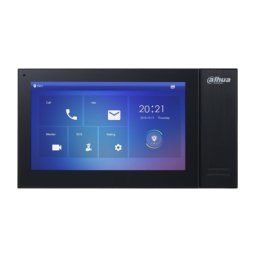 Monitor de videoportero Dahua VTH2421FB 7″ LCD 1024x600 Capacitiva Ethernet Linux Negro