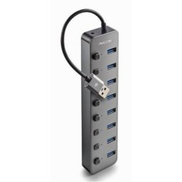 Hub USB NGS IHUB8 8 puertos USB 3.0 con interruptores y carga rápida BC1.2