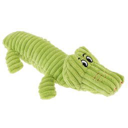TIAKI Jack Squeaker cocodrilo de peluche para perros - 32 x 17 x 9 cm (L x An x Al)