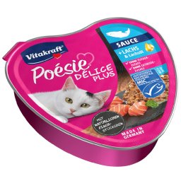 Vitakraft Poésie Délice Plus 15 x 85 g - Salmón