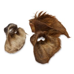 Wolf of Wilderness orejas de vacuno con pelo - 240 g (6 uds. aprox.)