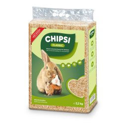 Lecho para animales domésticos Chipsi Classic - 3,2 kg (aprox. 60 litros)