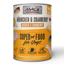 MAC's Adult 24 x 800 g - Pack Ahorro - Pollo y arándanos