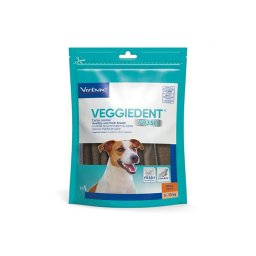 VEGGIEDENT Fresh snacks dentales vegetales para perros - 15 x 17 g S para perros pequeños (5-10 kg)