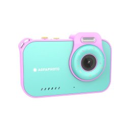 Cámara Digital Compacta AgfaPhoto Realikids Cam Waterproof 2 12MP Sumergible Juegos Infantiles Efectos Creativos