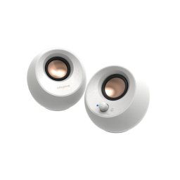 Altavoces Creative Estéreo 2.0 USB-C Bluetooth 10W Blanco para PC y móvil