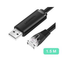 Cable consola Ugreen CM204 USB 2.0 RJ45 1.5m FTDI Plug and Play Antienredos