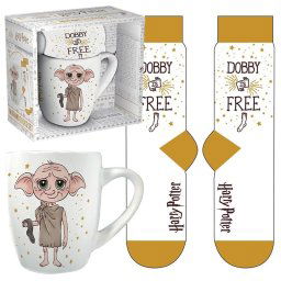 Pack taza cerámica 315ml y calcetines algodón Harry Potter Pyramid edición temática