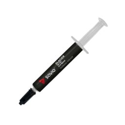 Pasta Térmica Savio Glacier TG-03 13,5W/m·K 2g Alta Conductividad Negro