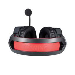 Auriculares Savio con cable Jack 3.5mm + USB y micrófono, LED rojo Gaming