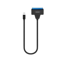 Adaptador Savio AK-69 SATA a USB-C 5Gbps Compatible 2.5" y HDD hasta 10TB