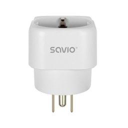 Adaptador de Enchufe Savio AP-03 3750W 15A 100-250V US/EU Compacto Blanco