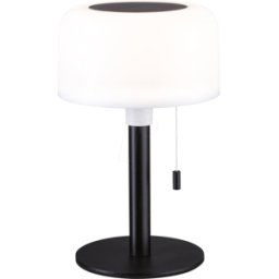 PAULMANN PLM 94607 - Luz solar a batería Bartja, IP44, atenuable, 2700 K, negr