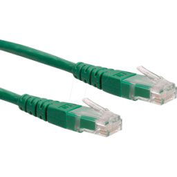 ROLINE 21151553 - Cordón de parche Cat.6, UTP, verde, 3 m..