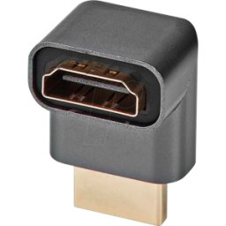 NEDIS N CVTB34902GY - Adaptador, conector HDMI macho a conector hembra HDMI hembra, 27