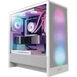 NZXT CC-H52FW-R1 - NZXT H5 FLOW RGB - BLANCO