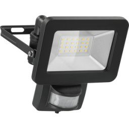 GOOBAY GB 53879 - Proyector LED con sensor, 20 W, negro, IP44, conexión de