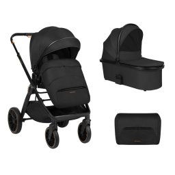 Carrito de bebé 2en1 con capazo Tiffany Negro 2024