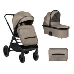 Carrito de bebé 2en1 con capazo Tiffany Beige 2024