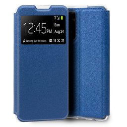 Cool Funda Flip Cover Liso Azul para Xiaomi Redmi Note 11 Pro/Note 11 Pro 5G