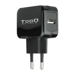 Tooq TQWC-1S01 Cargador USB 5V 2.4A Negro