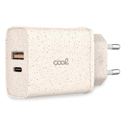 Cool ECO Cargador de Pared PD Dual USB-C/USB 20W
