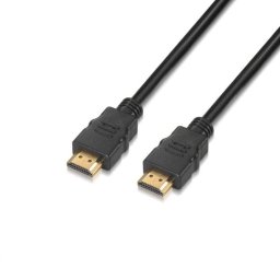 Cable HDMI Aisens A120-0121 2 m Premium 4K60Hz HDR Oro Negro