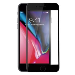 Cool Protector de Pantalla Cristal Templado FULL 3D Negro para iPhone 7 Plus / iPhone 8 Plus