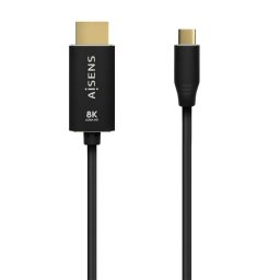 Aisens A109-0712 Cable Conversor USB-C A HDMI 2.1 8k@60Hz 2m Negro