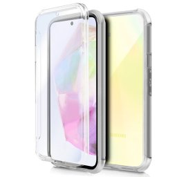 Cool Funda de Silicona 3D Transparente Frontal + Trasera para Samsung A356 Galaxy A35 5G