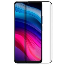Cool Protector de Pantalla Cristal Templado FULL 3D Negro para TCL 505