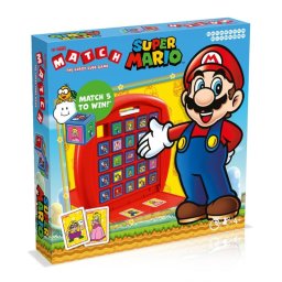 Juego de cartas Winning Moves Super Mario Top Trumps Match ilustraciones exclusivas y formato compacto