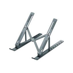 Soporte elevador portátil Savio PB-01 hasta 15.6″ gris ángulo ajustable aluminio