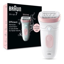 Depiladora Braun Silk-épil 7 7-000 Recargable Wet and Dry suave para todo tipo de piel