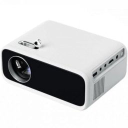 Proyector Wanbo HD 250 lúmenes LCD Mini Pro Portátil Bluetooth HDMI Blanco