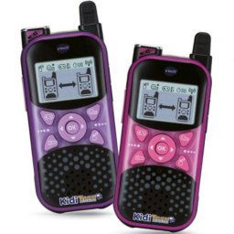 Walkie Talkie VTech KidiTalkie Explorer Rosa/Púrpura Seguridad Juegos STEM VoiceFX
