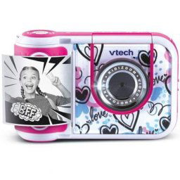Cámara Instantánea VTECH Kidizoom Print Cam 5MP Rosa 2.4'' Vídeo Papel Térmico sin Tinta