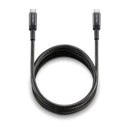 KNOT 100W-3 Cable de Carga Rápida de USB C a USB C de 3 m de longitud