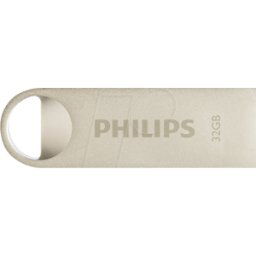 PHILIPS MEDIA PHI FM32FD160B - Memoria USB, USB 2,0, 32 GB, Luna Vintage Plata
