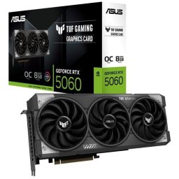 ASUS TUF Gaming GeForce RTX 5060 OC Edition 8GB GDDR7 Reflex 2 RTX AI DLSS4