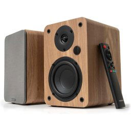 VULKKANO A4 ARC Altavoces Autoamplificados 4" Bluetooth 5.0 HDMI ARC Óptica RCA USB Marrones