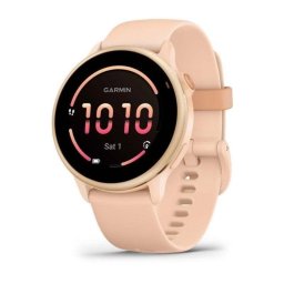 Smartwatch Garmin vívoactive 6 AMOLED 8GB Rosa GPS Pulso Oxímetro 42mm 11 días