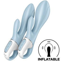 Vibrador inflable Satisfyer Air Pump Bunny 1 Recargable 12 modos silicona segura