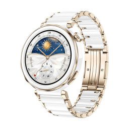 Smartwatch Huawei WATCH GT5 Pro 42mm GPS AMOLED Blanco + Correa Titanio + IP69K Resistente