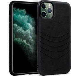 Cool Carcasa Leather Bordado Negro para iPhone 11 Pro Max